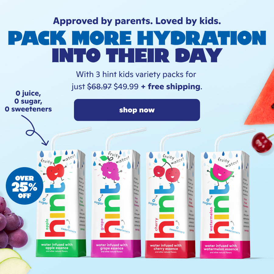 3 Hint Kids Variety Packs for $49.99 + FREE shipping.