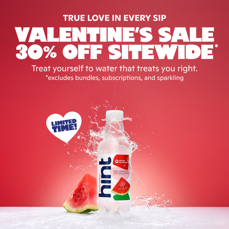 Valentine's Sale. 30% off sitewide*. Treat yourself to water that treats you right.
* subscriptions, bundles & sparkling are excluded from the sale