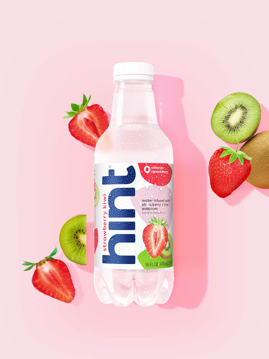 Strawberry Kiwi Water 16 oz - Infused | Hint