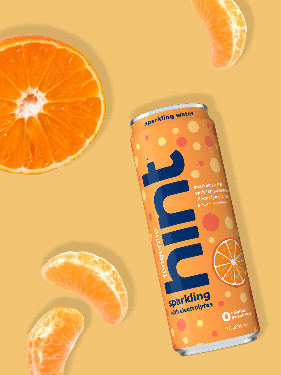 hint sparkling with electrolytes - tangerine